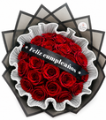 24 Red Roses Birthday Bouquet